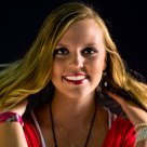 Model Lysanne - hair wide - stobist style